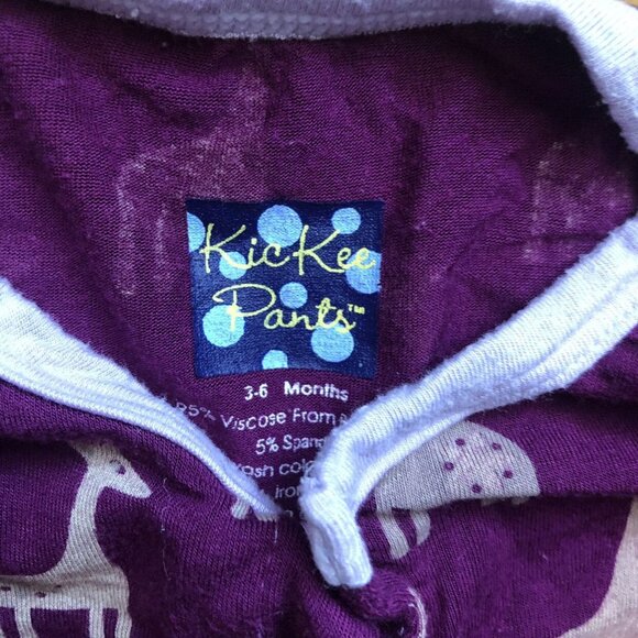 Kickee Pants 3-6M Giraffe Footie - Picture 4 of 5